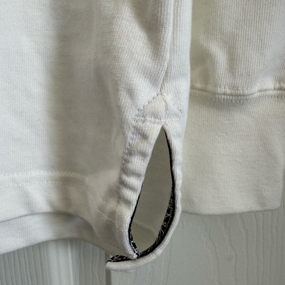 Vintage 90s Nike Air Spellout Crewneck Sweatshirt Men Size Small All Over White - Picture 4 of 9